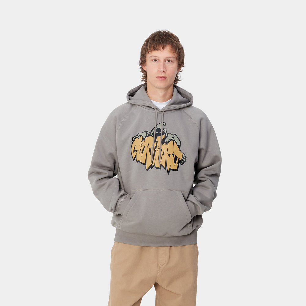 HOOD CARHARTT WIP JUTE MISTY GRAY
