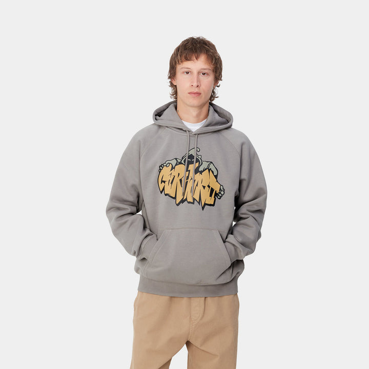 HOOD CARHARTT WIP JUTE MISTY GRAY