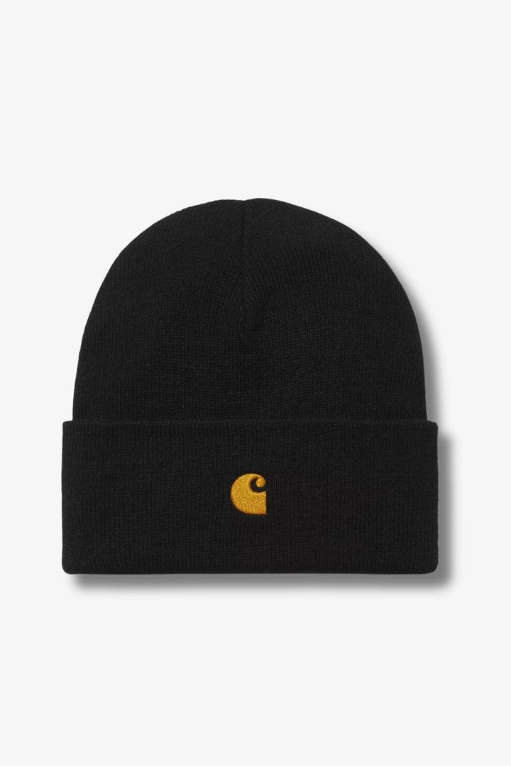 GORRO CARHARTT WIP CHASE BLACK/GOLD
