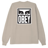 CTA OBEY L/S EYES ICON 2 IRISH CREAM