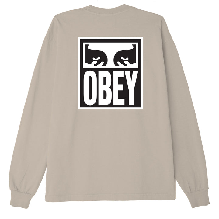 CTA OBEY L/S EYES ICON 2 IRISH CREAM