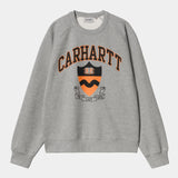 CREW CARHARTT WIP LAZY DUCK GREY HEATHER