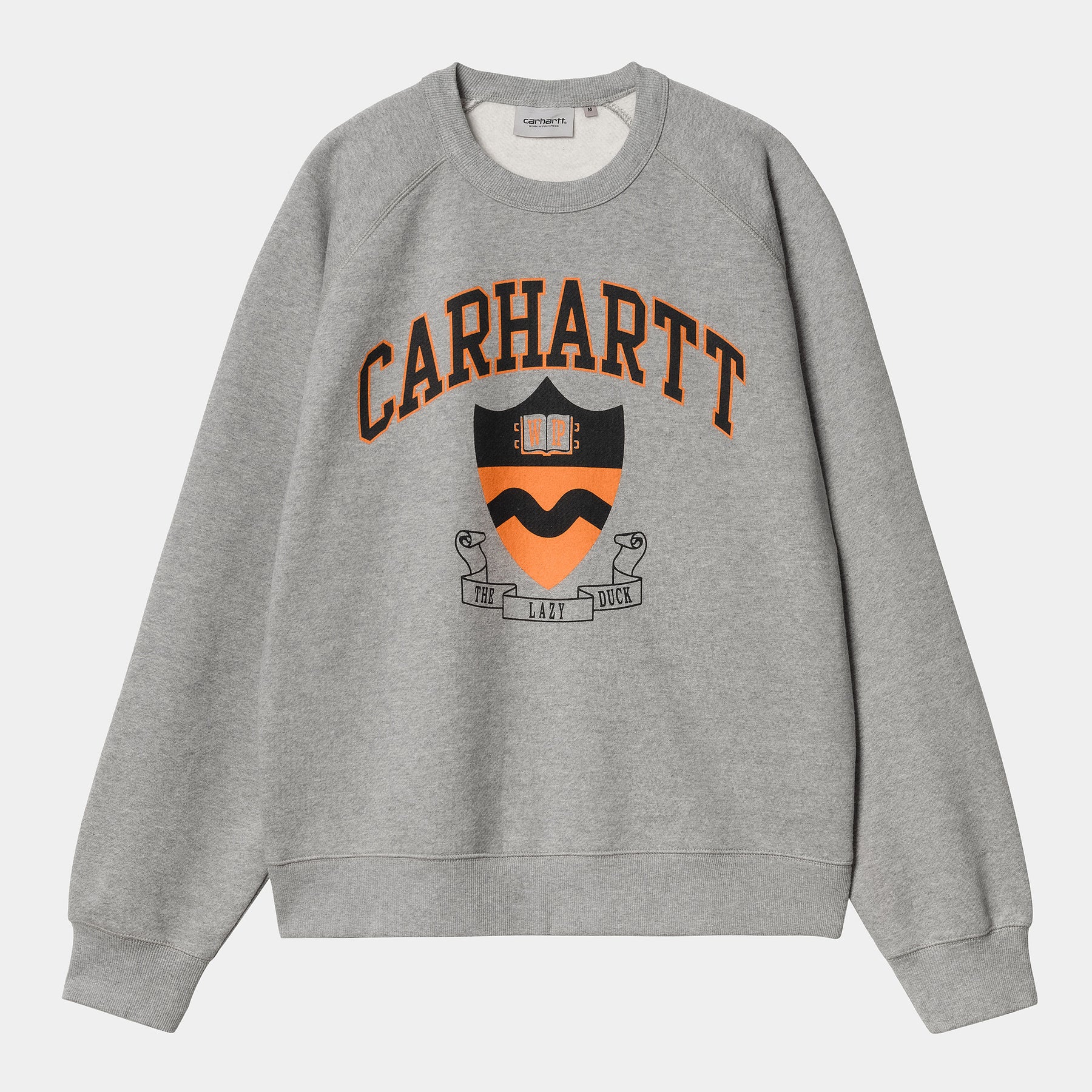 CREW CARHARTT WIP LAZY DUCK GREY HEATHER