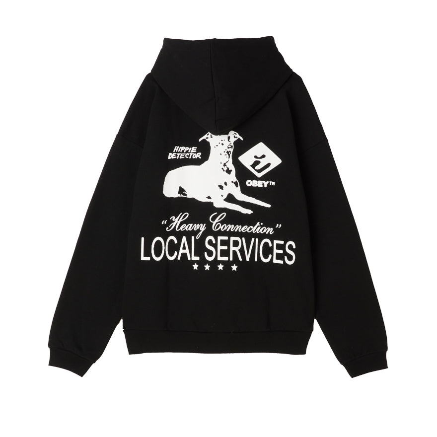 HOOD OBEY SERVICES BLACK