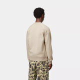 CREW CARHARTT WIP SWEAT FLEUR DE SEL