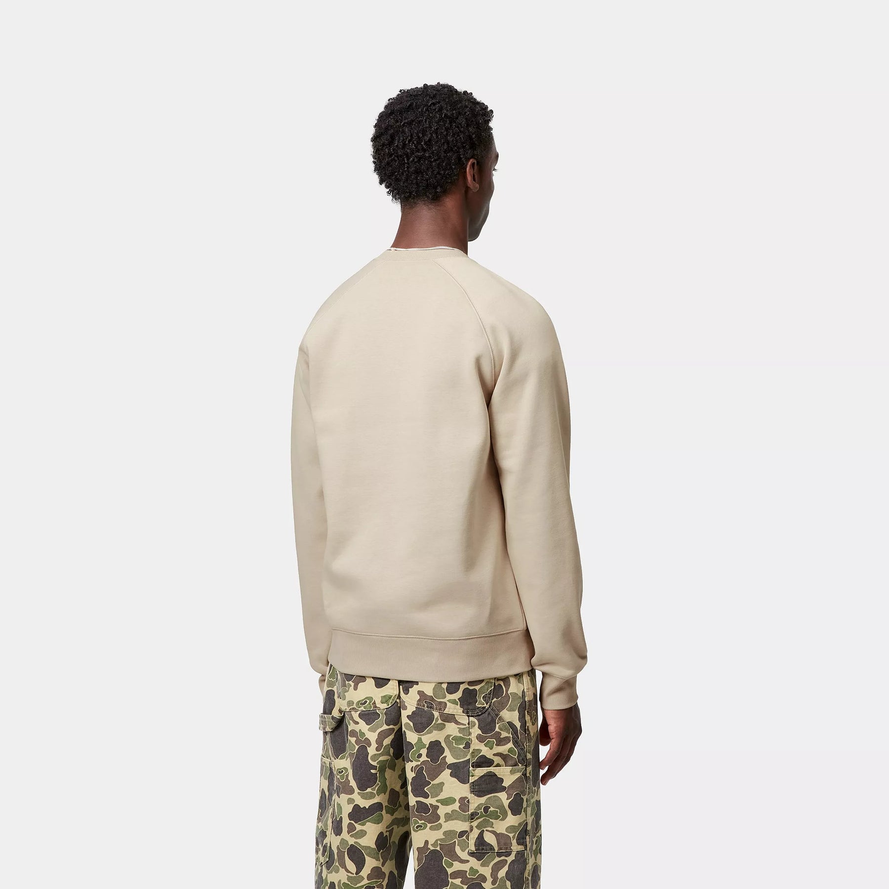 CREW CARHARTT WIP SWEAT FLEUR DE SEL