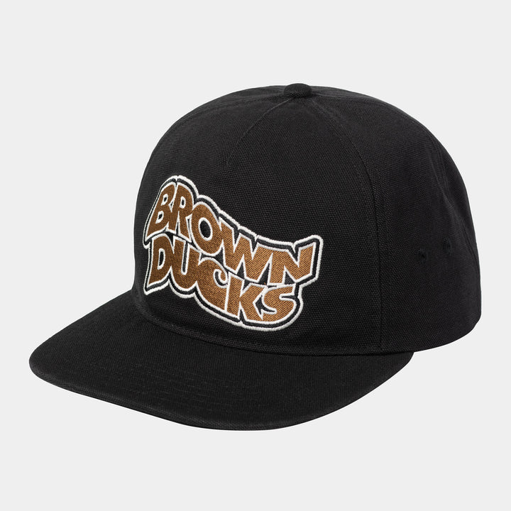 CARHARTT WIP BROWN DUCKS BLACK CAP