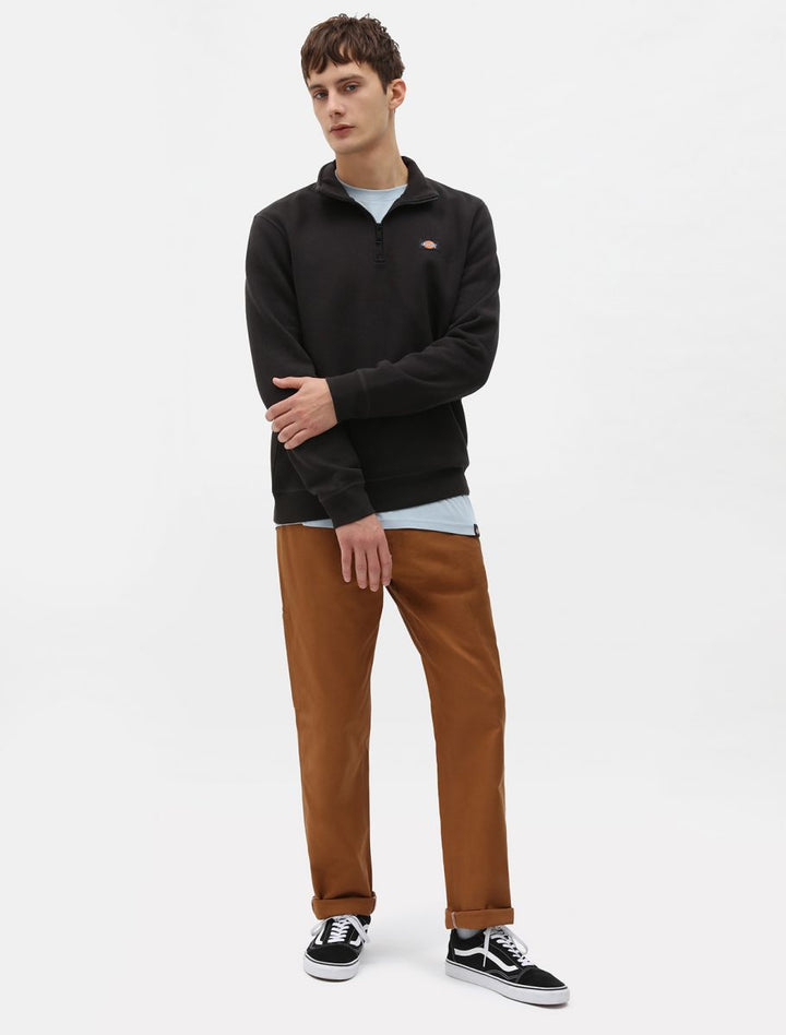QUARTER ZIP DICKIES OAKPORT BLACK