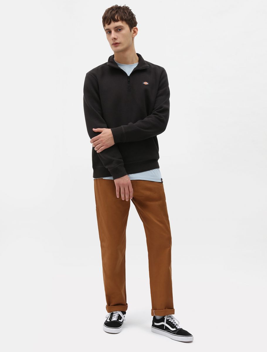 QUARTER ZIP DICKIES OAKPORT BLACK