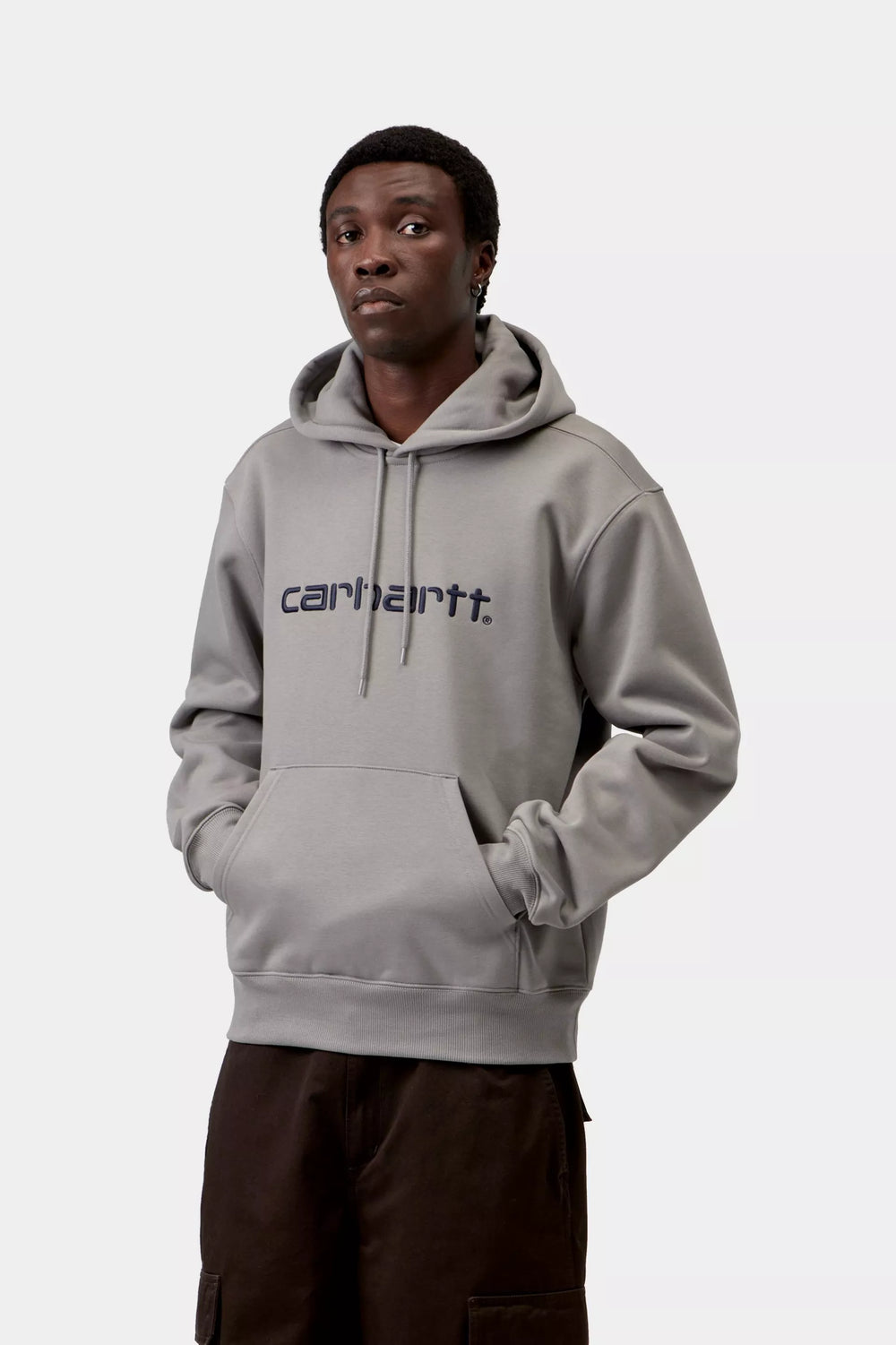 HOOD CARHARTT WIP SWEAT SHADY GREY