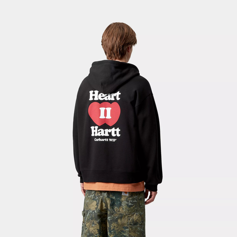 HOOD CARHARTT WIP HEART II HARTT BLACK