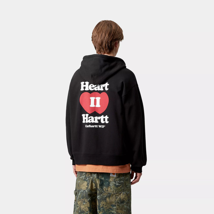 HOOD CARHARTT WIP HEART II HARTT BLACK