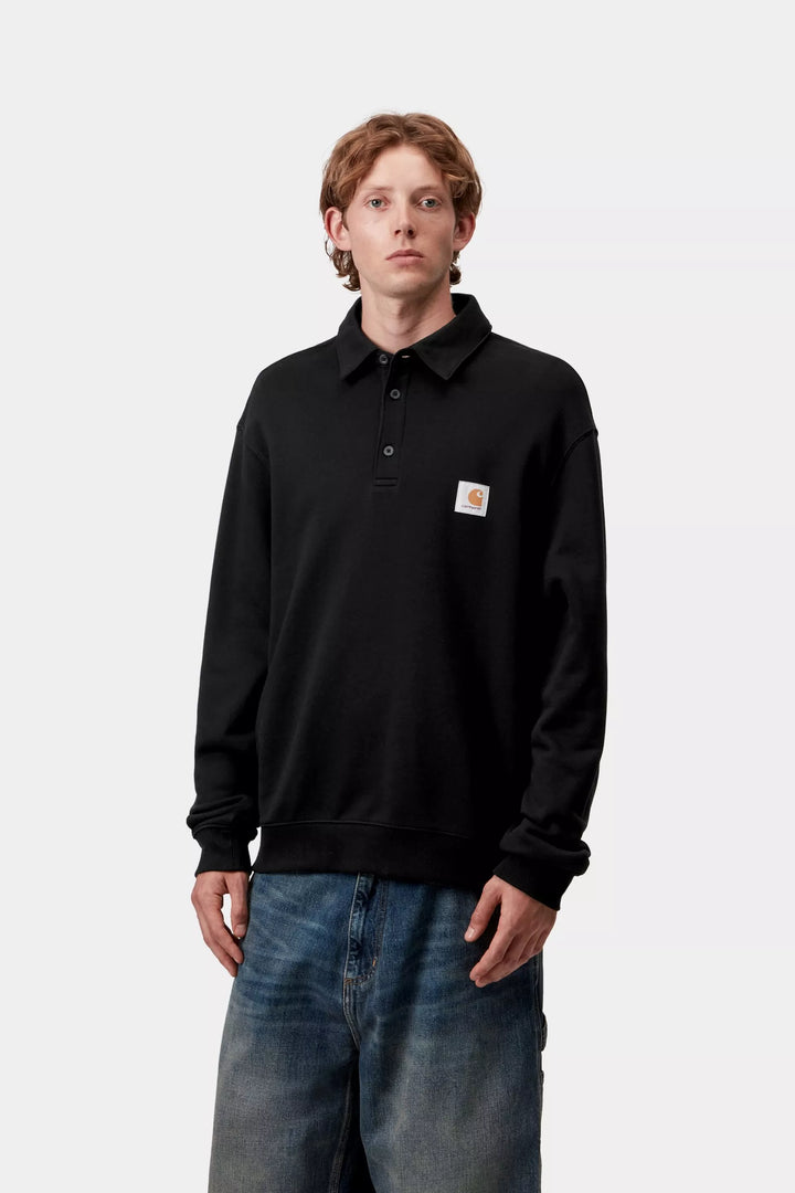 CREW CARHARTT WIP POLO BLACK