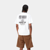 CTA CARHARTT WIP LESS TROUBLES WHITE