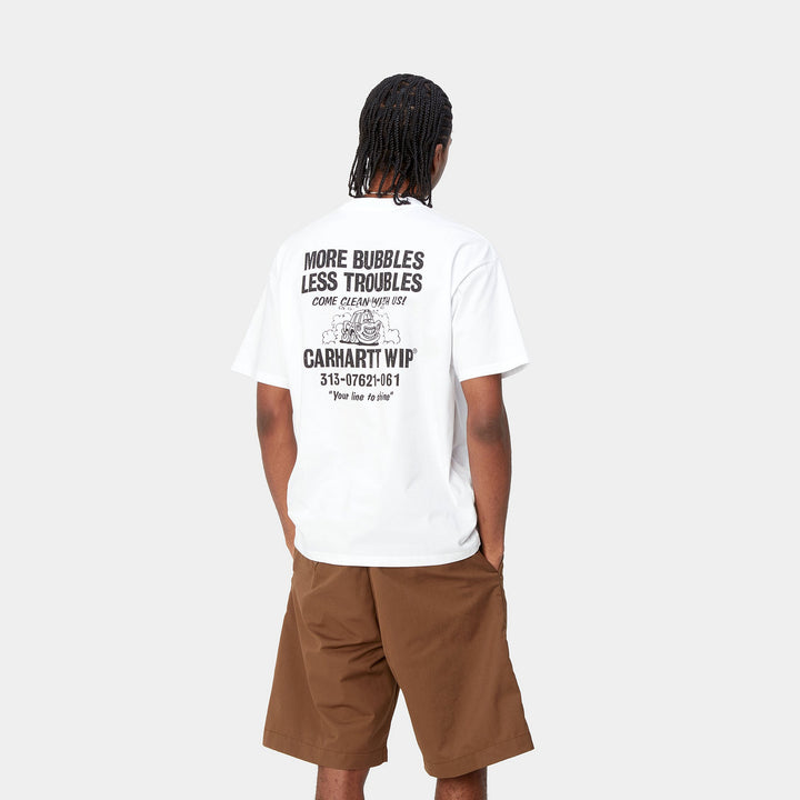 CTA CARHARTT WIP LESS TROUBLES WHITE