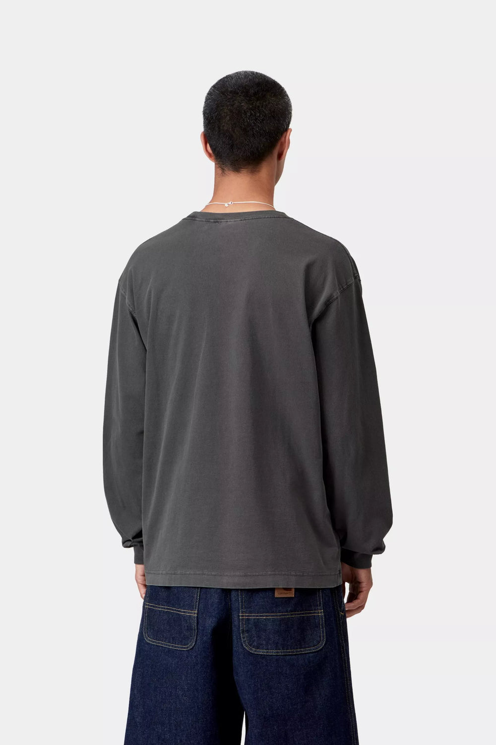 CTA CARHARTT WIP L/S VISTA BLACK DYED