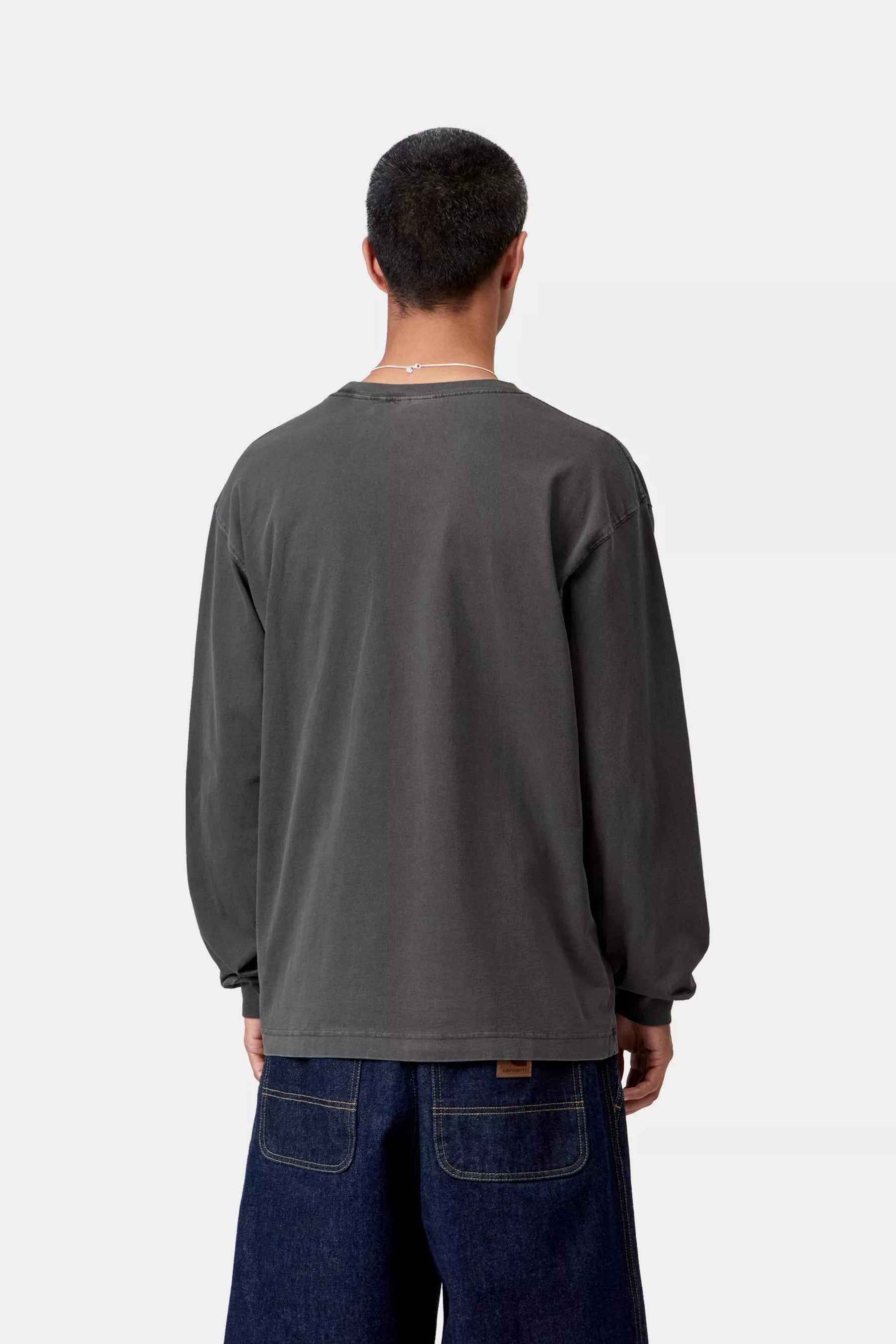 CTA CARHARTT WIP L/S VISTA BLACK DYED