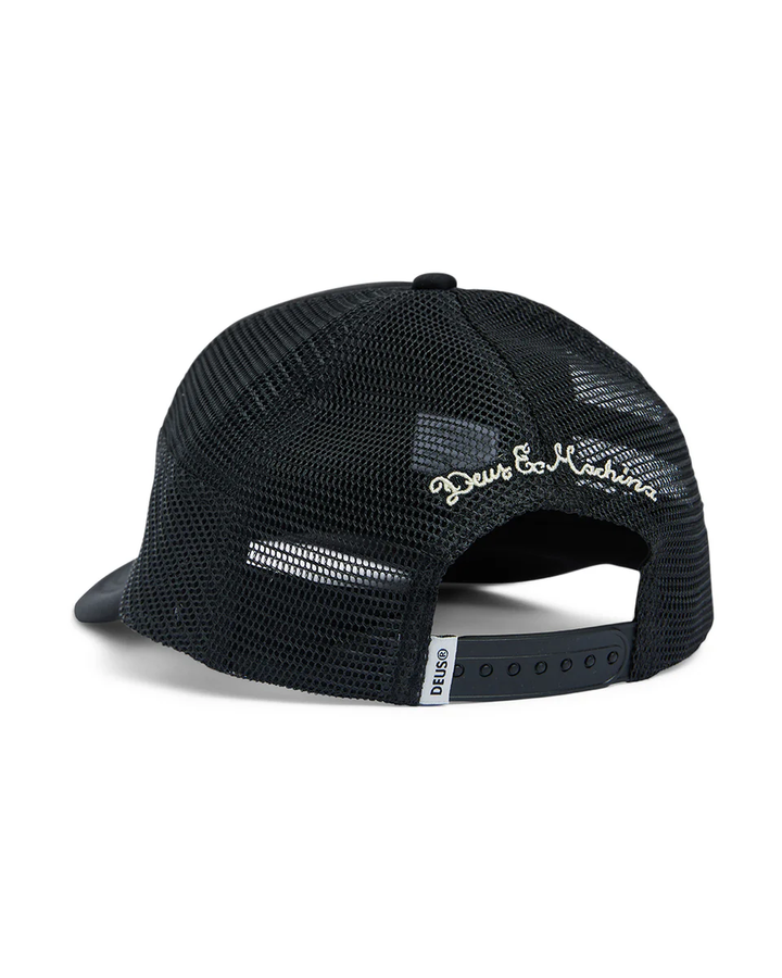 DEUS KAMIL TRUCKER BLACK CAP