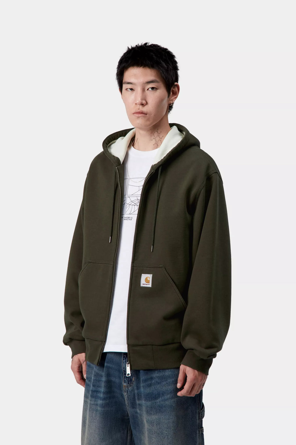 CHT CARHARTT WIP ACTIVE SWEAT OLIVE STON