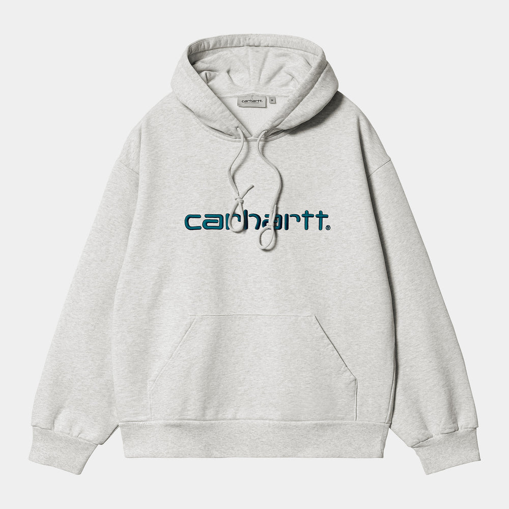 HOOD CARHARTT WIP SWEAT ASH HEATHER/DUCK