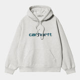 HOOD CARHARTT WIP SWEAT ASH HEATHER/DUCK
