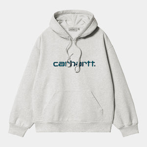 HOOD CARHARTT WIP SWEAT ASH HEATHER/DUCK
