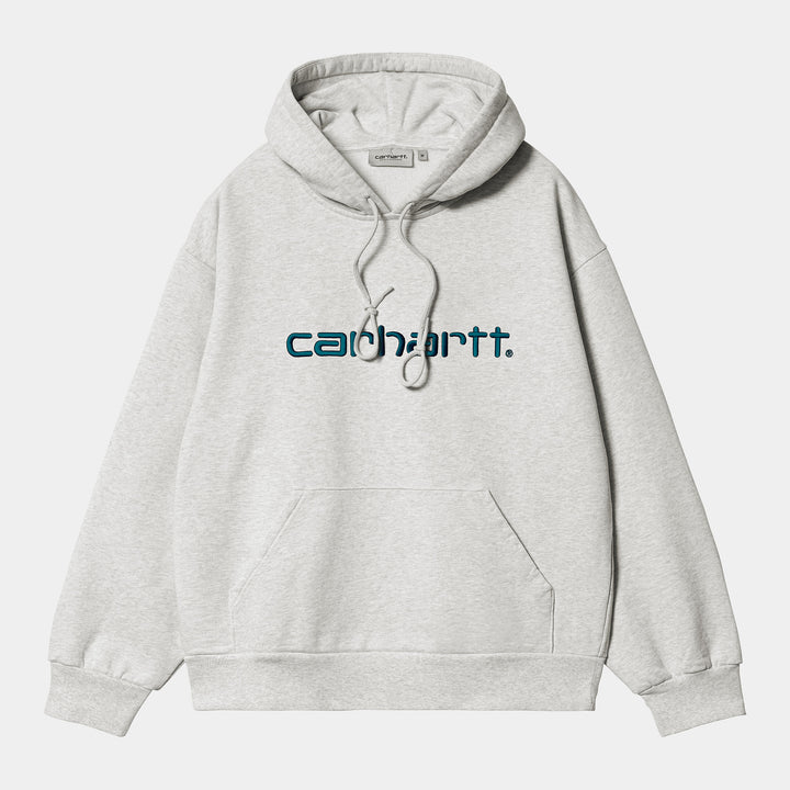 HOOD CARHARTT WIP SWEAT ASH HEATHER/DUCK