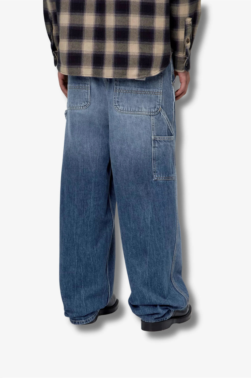 PANT CARHARTT WIP OG SINGLE KNEE BLUE MARBLE USED WASH