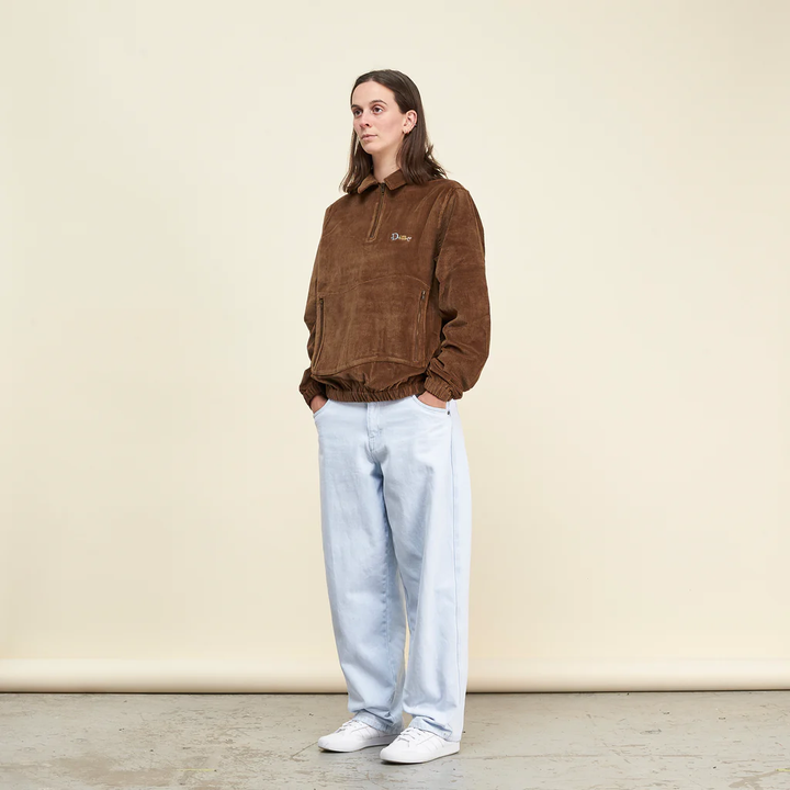 CHT DIME FRIENDS CORDUROY PULLOVER BROWN