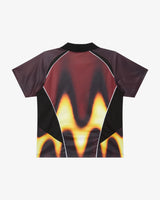 OBEY BLURRED SOCCER BURNT RED