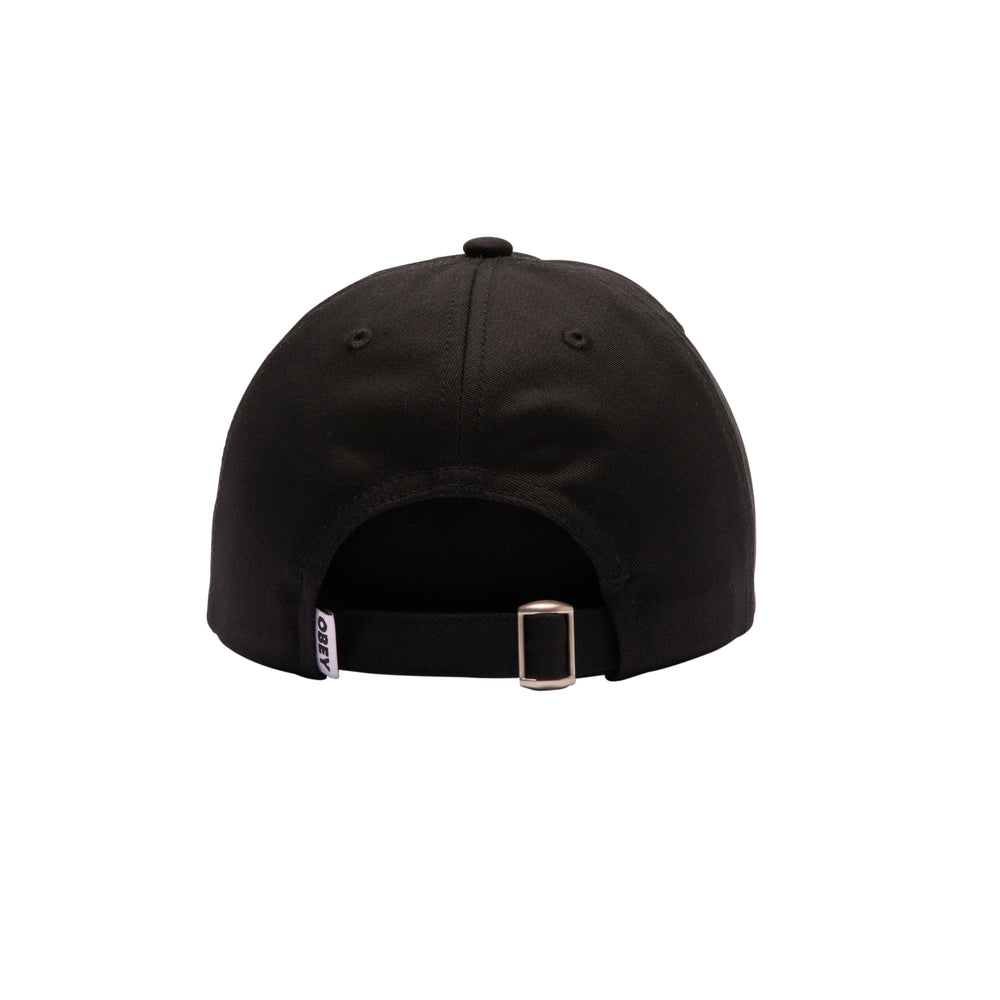 OBEY STUDIOS STRAPBACK BLACK CAP