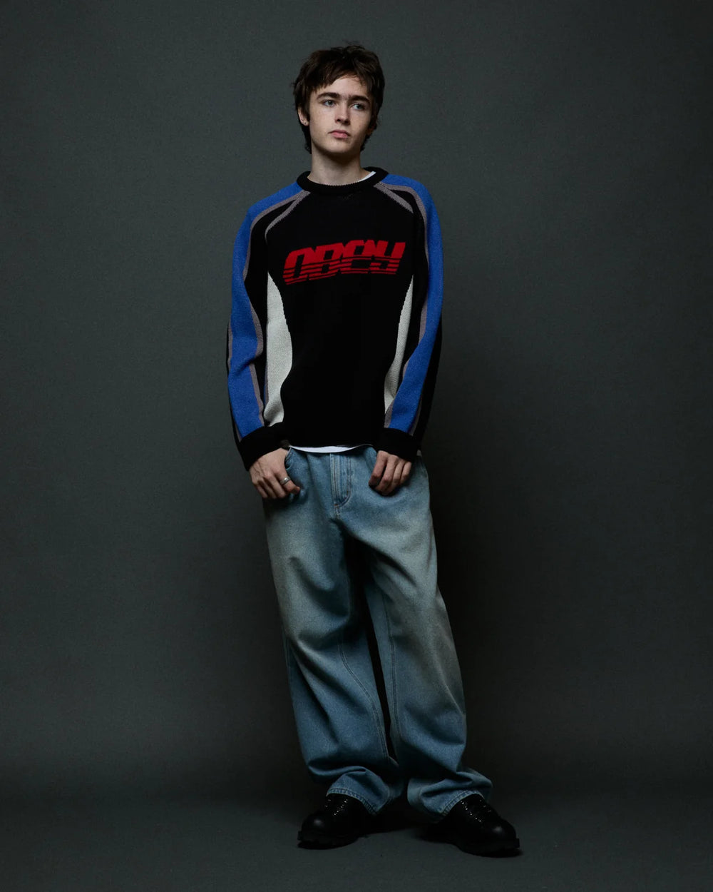 SWEATER OBEY ESTADIO BLACK MULTI