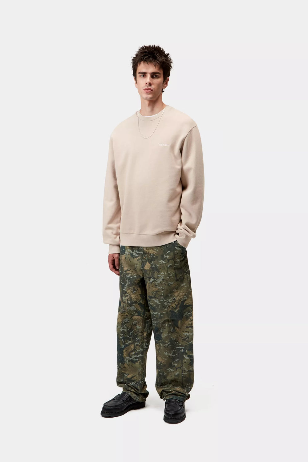 CREW CARHARTT WIP SCRIPT EMB FLEUR DE S