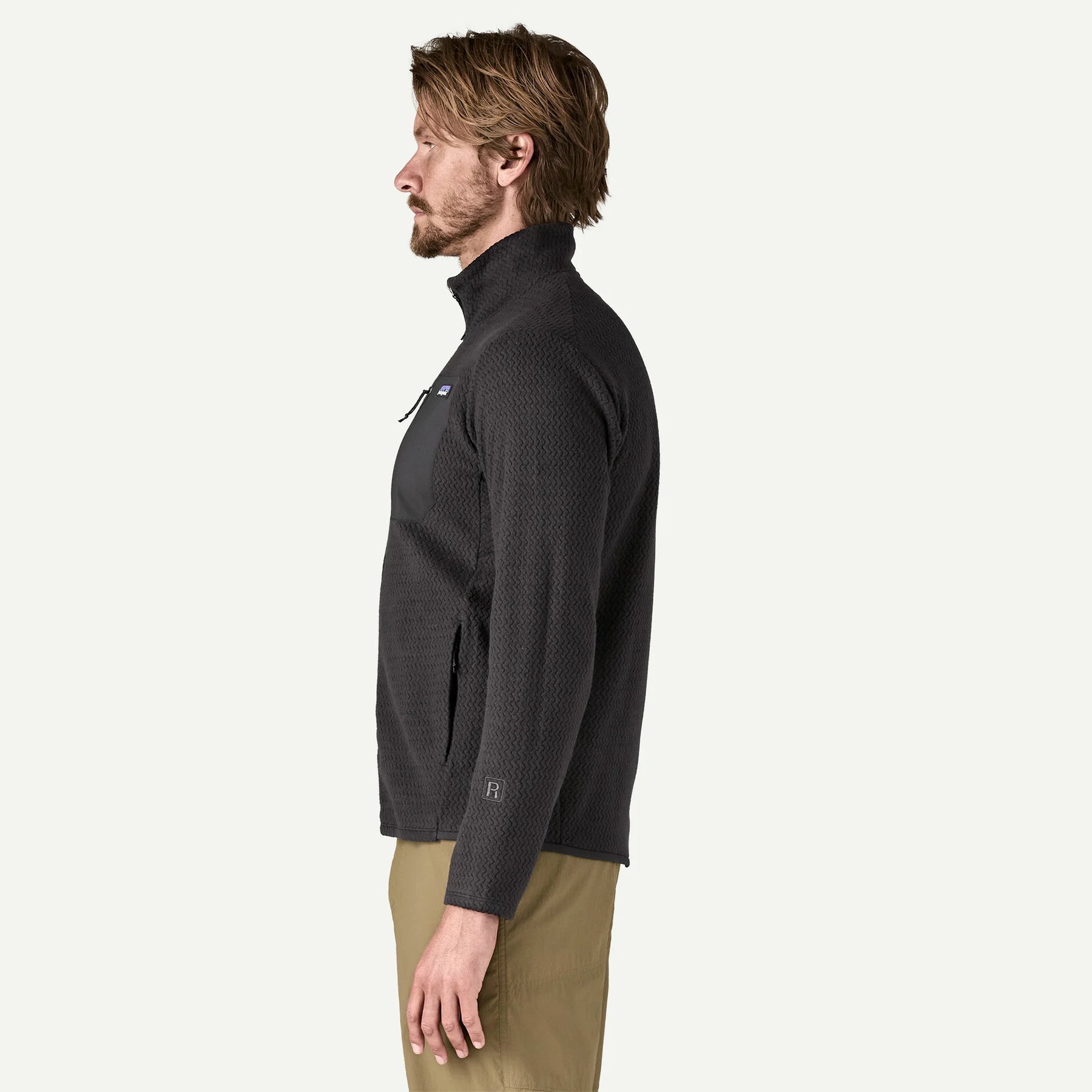 PATAGONIA R1 AIR FLEECE JKT BLK