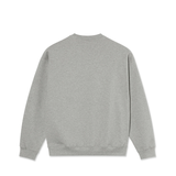 CREW POLAR DAVE SURF LOGO HEATHER GREY