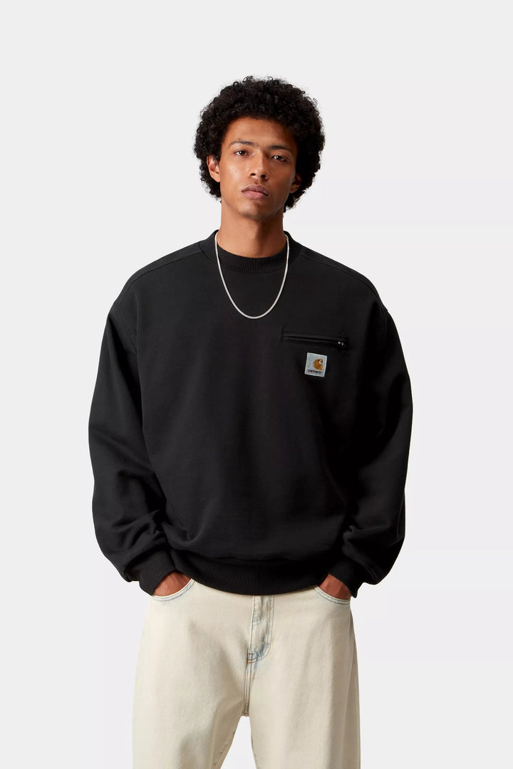 CREW CARHARTT WIP DETROIT BLACK STONE