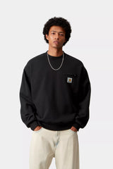 CREW CARHARTT WIP DETROIT BLACK STONE