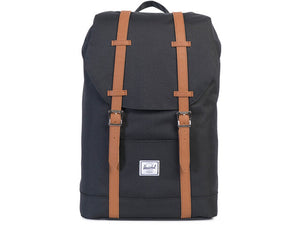 HERSCHEL RETREAT MID BLACK BACKPACK