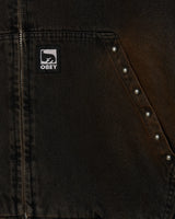 CHT OBEY STUDDED BLACK RUST WASH