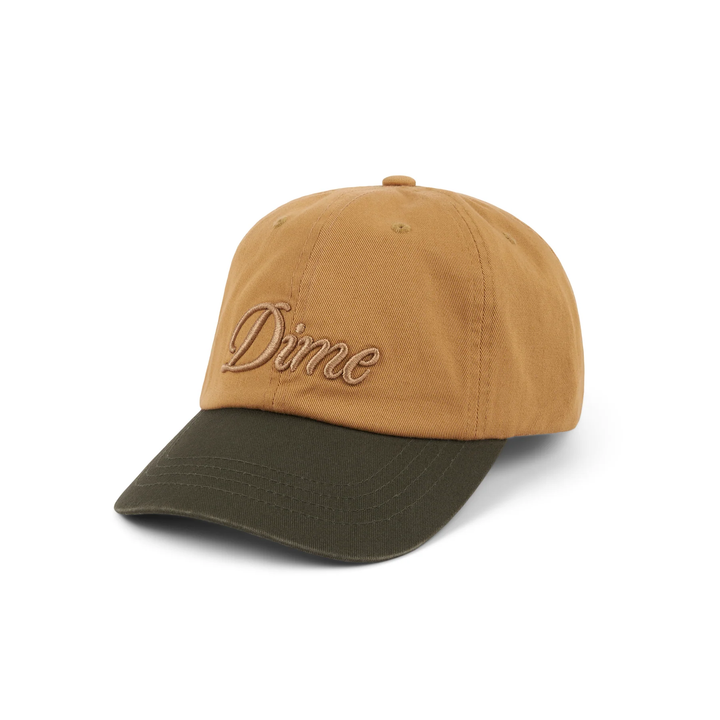 DIME CAP CURSIVE WHEAT/GREEN