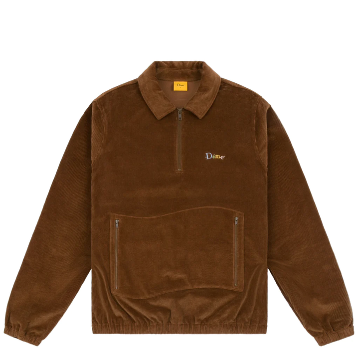 CHT DIME FRIENDS CORDUROY PULLOVER BROWN