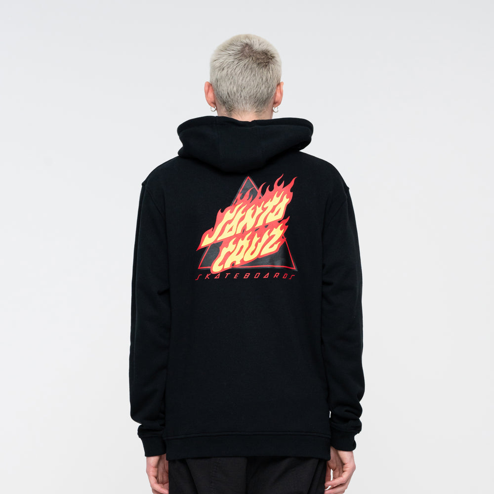 HOOD SANTA FLAMED NOT A DOT BLACK