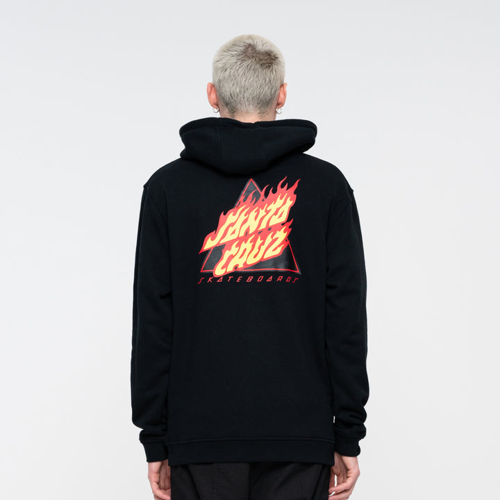 HOOD SANTA FLAMED NOT A DOT BLACK