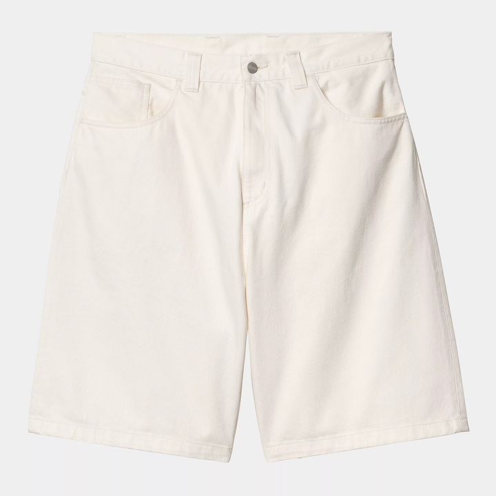 CARHARTT WIP BRANDON WHITE SHORTS
