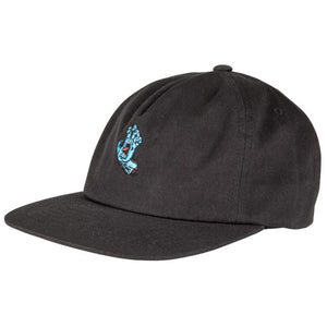 SANTA SCREAMING MINI HAND BLACK CAP
