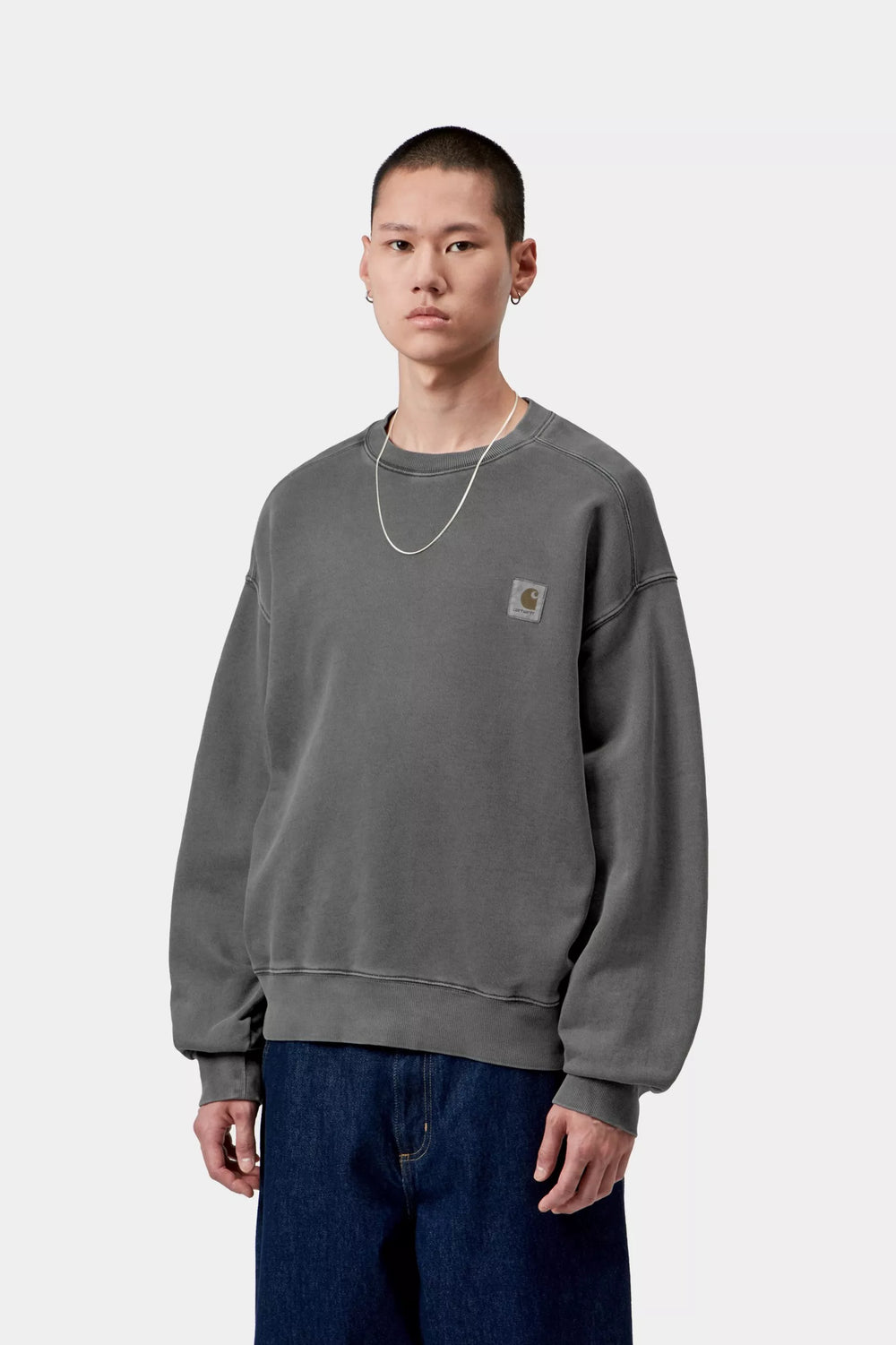 CREW CARHARTT WIP VISTA BLACK DYED