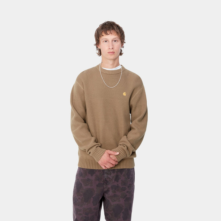 SWEATER CARHARTT WIP CHANE LEATHER