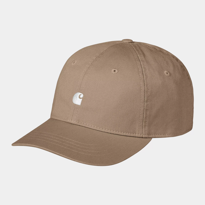 CARHARTT WIP MADISON LEATHER/WHT CAP