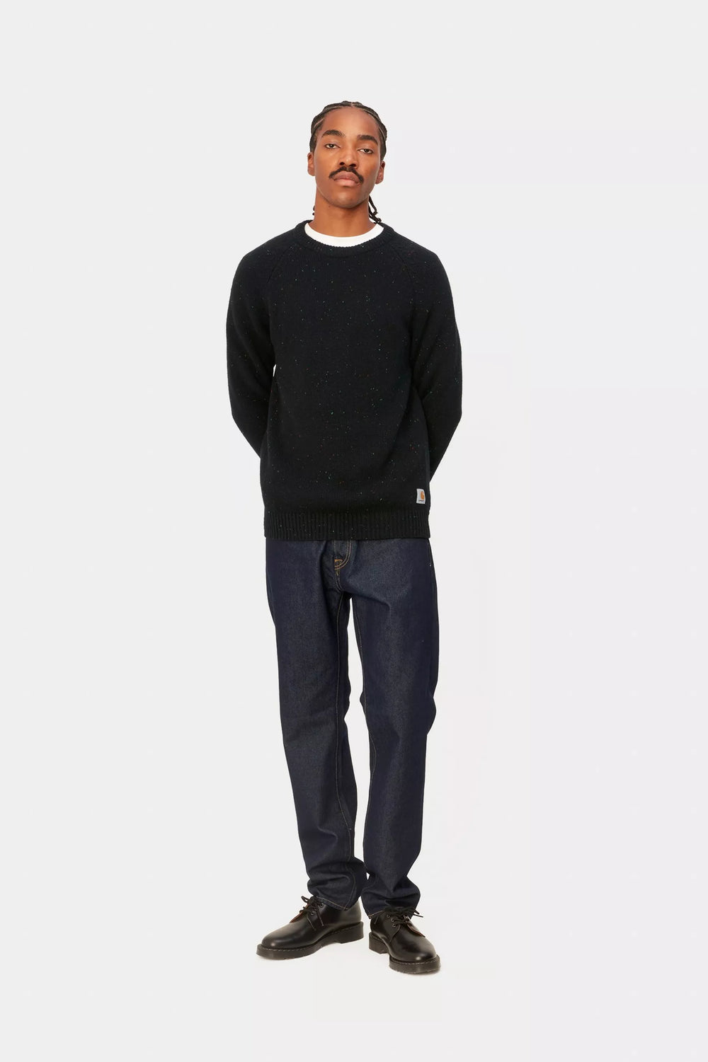 SWEATER CARHARTT WIP ANGLISTIC BLACK
