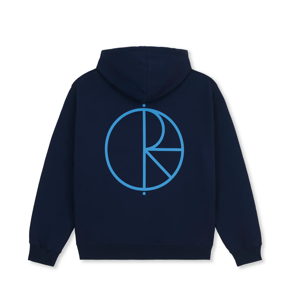 HOOD FLEECE DAVE STROKE LOGO DARK BLUE